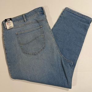 Lee Riders SZ 26W Relaxed Fit High Rise Skinny Ankle Denim Blue Jeans New